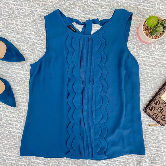 Talbots Tops - Talbots Front Frill Tank